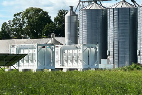 Drying, cooling, storage